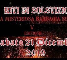 RITI DI SOLSTIZIO – SEUI – SABATO 21 DICEMBRE 2019