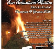 FESTEGGIAMENTI IN ONORE DI SAN SEBASTIANO – ESCALAPLANO – DOMENICA 19 GENNAIO 2020