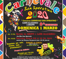 CARNEVALE  2020 A SAN SPERATE – DOMENICA 1 MARZO 2020