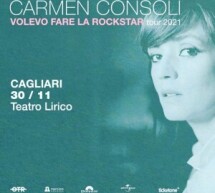 CARMEN CONSOLI IN CONCERTO – TEATRO LIRICO – CAGLIARI – MARTEDI 30 NOVEMBRE 2021